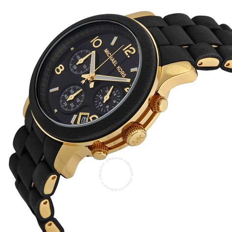 black friday michael kors watch used|Michael Kors black chronograph watch.